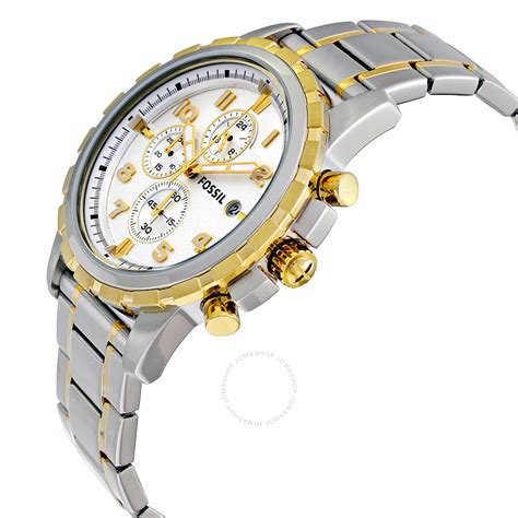 fossil watches for men flipkart|fossil chronograph silver dial watch.